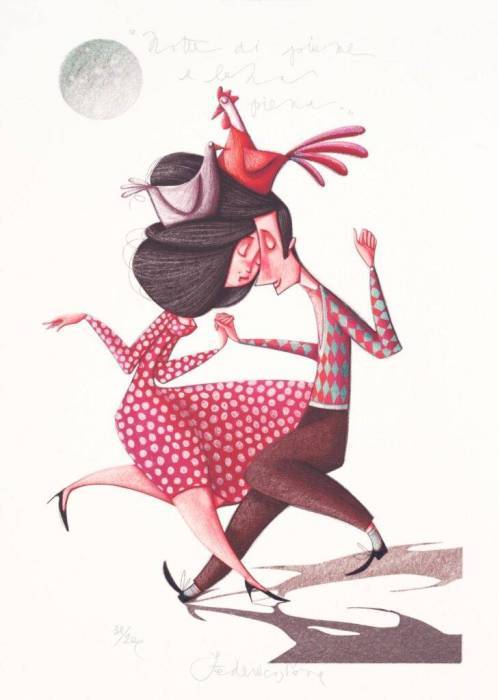 Notte di piume e di luna piena