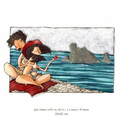 qui siamo solo tu e io … e i sassi e il mare