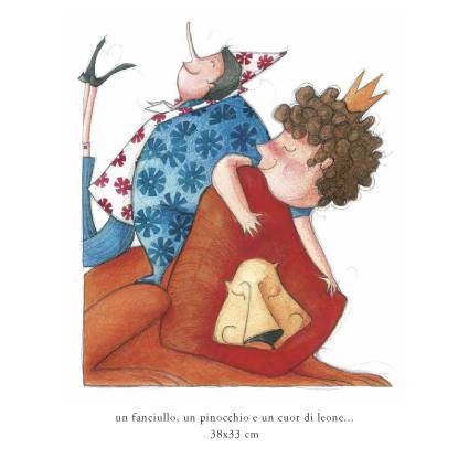 un fanciullo un pinocchio e un cuor di leone…